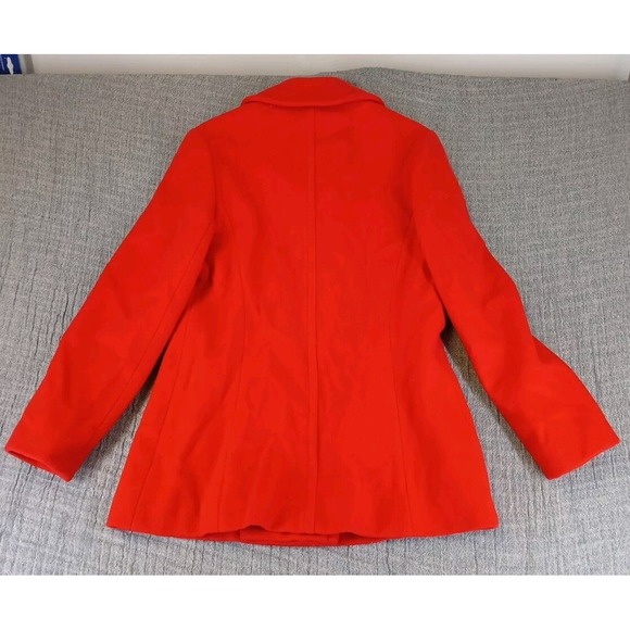 Mackintosh Size 6 Red Wool Authentic Peacoat Coat Jacket Union Made in USA - Picture 7 of 12